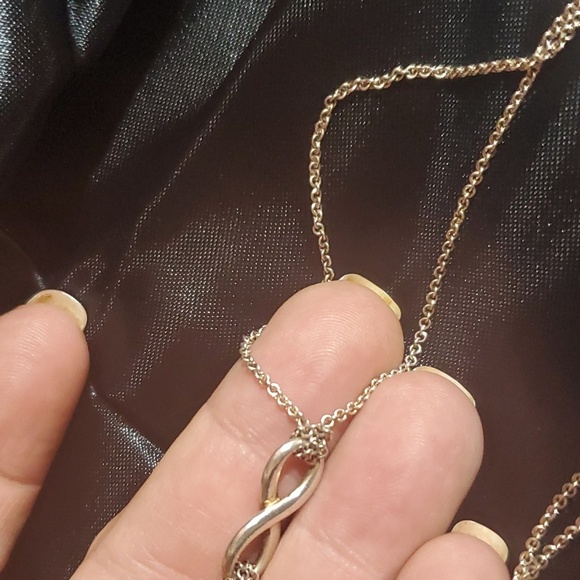 Tiffany & Co Infinity 925 Double Necklace - Picture 4 of 8